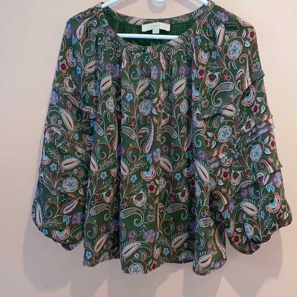 Paisley print loft blouse - Picture 1 of 5